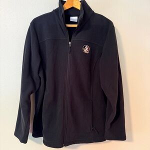 Columbia Women’s Black Fleece Jacket- FSU Seminoles